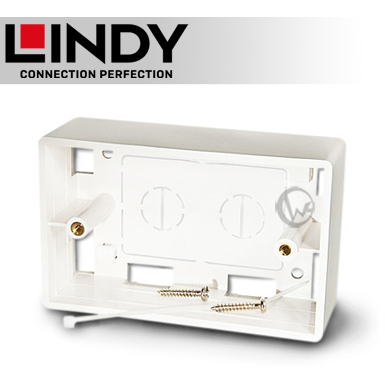 LINDY 林帝 美規接線盒(115.2 X 72 X 38 mm), 白色 (60548)