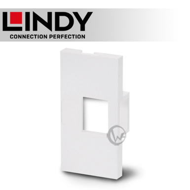LINDY 林帝 1 PORT 模組/模塊 KEYSTONE 連接面板*4PCS, 白色 (60551)