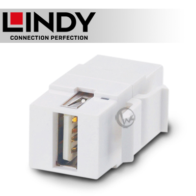 LINDY 林帝 USB2.0 Type-A/母 to B/母 模組/模塊 KEYSTONE (60555)