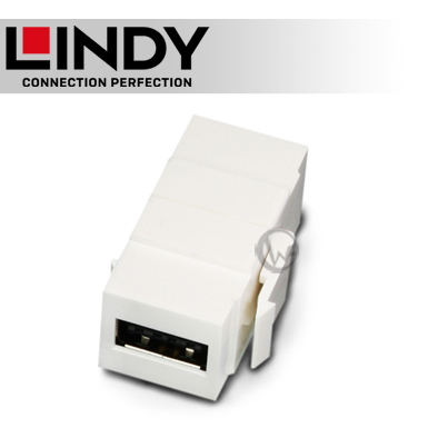 LINDY 林帝 USB2.0 Type-A/母 to A/母 雙面插拔 模組/模塊 KEYSTONE (60583)