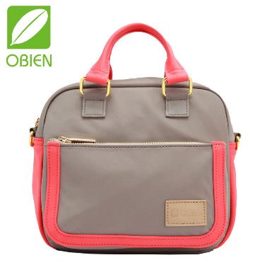 OBIEN 歐品漾 悅舞精靈 手提肩揹兩用 輕巧包 【卡其色】