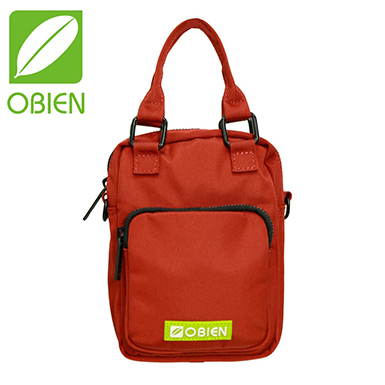 OBIEN 歐品漾 Q比 輕巧三用包【太陽橘】