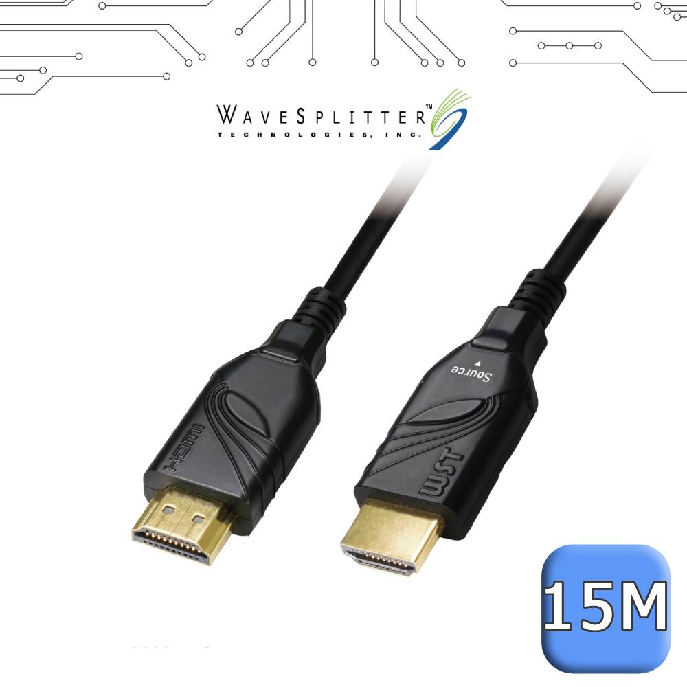 WAVESPLITTER 威世波 HDMI 8K@60Hz 光電混合線(15m) (WST-FHH8K015)