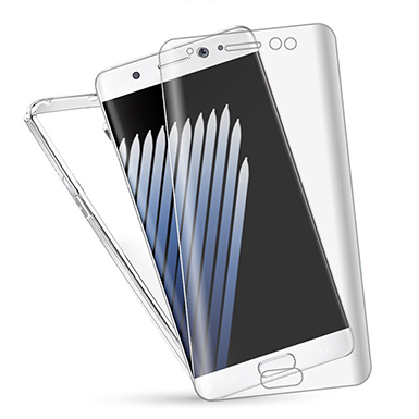 透明殼專家超值組 SAMSUNG NOTE7 超薄抗刮 全包覆殼 + 曲面保護貼