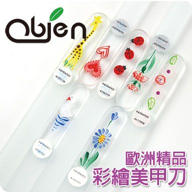 Obien PAOLO 保拉系列 波希米亞水晶主體 美甲刀 【 純手工設計彩繪 】