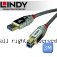 LINDY 林帝 CROMO USB3.0 Type-A/公 to Type-B/公 傳輸線 3m (36663)