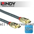 LINDY 林帝GOLD系列 HDMI 1.4(Type-A) 公 to 公 傳輸線 20M (37868)