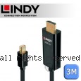 LINDY 林帝 主動式 mini DisplayPort to HDMI 2.0 轉接線 3m (40913)