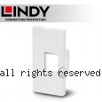 LINDY 林帝 1 PORT 模組/模塊 KEYSTONE 連接面板*4PCS, 白色 (60551)