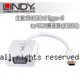 LINDY 林帝 主動式 USB3.1 Type-C to VGA 轉接器 (43190)