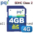 PQI 勁永 SDHC CLASS 2 4GB