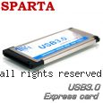 SPARTA 台灣製 單埠 USB3.0 Express 擴充介面卡【NEC晶片】