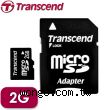 Transcend 創見 micro SD 記憶卡 2GB