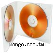 2片入 12cm CD / DVD PP 摔不破軟空片盒 半透明盒 10個