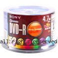 SONY 新力 16X DVD-R 50片 五彩版