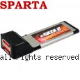 SPARTA 台灣製 2埠 eSATA 擴充 Express Card介面卡