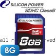 Silicon Power 廣穎 SDHC CLASS 6 8GB 記憶卡