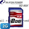 Silicon Power 廣穎 80X SD 記憶卡 2GB