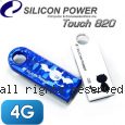 Silicon Power 廣穎 Touch 820 4GB 旋轉防護碟