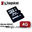 Kingston 金士頓 micro SDHC Class4 記憶卡 4GB