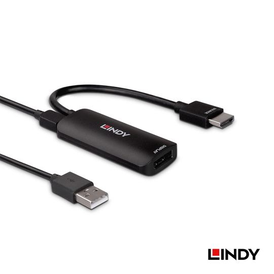 LINDY 林帝 HDMI 8K@60Hz to DisplayPort 1.4 轉接器 (38329) 06