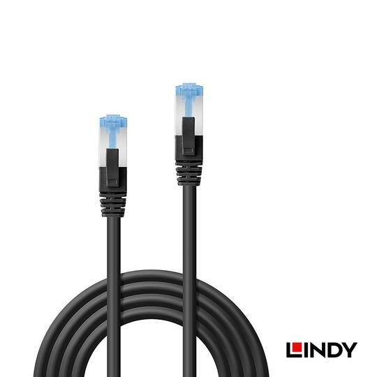 LINDY 林帝 CAT.6A 乙太 低煙無鹵 網路線 S/FTP 黑色 0.3m (47175) 02