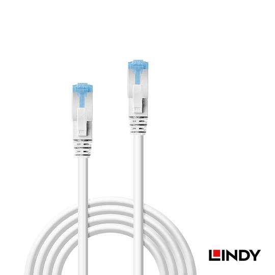 LINDY 林帝 CAT.6A 乙太 低煙無鹵 網路線 S/FTP 白色 02
