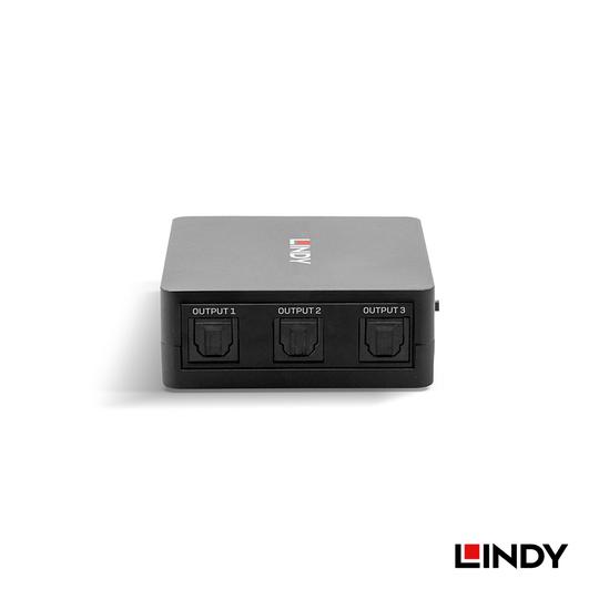 LINDY 林帝 Toslink (光纖) 數位音訊 一進三出 分配器 (70480) 03