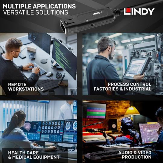 LINDY 林帝 主動式 USB3.2 Gen2 純DATA Type-C 延長線 5m (43405) 05