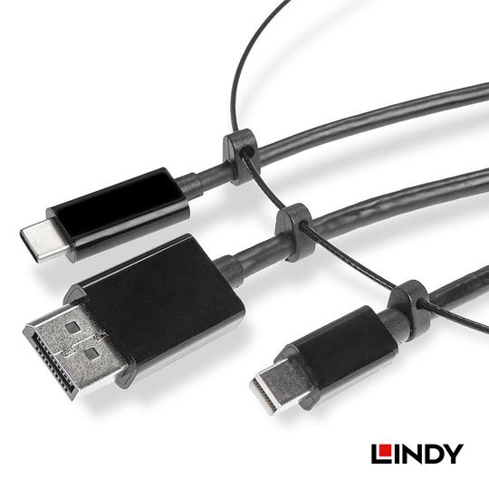 LINDY 林帝 USB-C, mDP & DP to HDMI 鎖線式轉接器組 (38304) 04