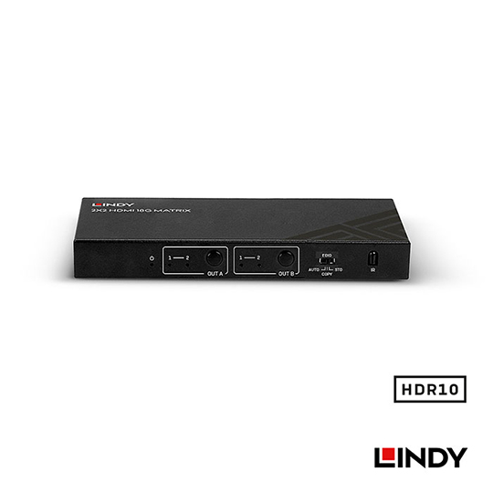 LINDY 林帝 2X2 HDMI 18G 矩陣切換器 帶音源分離 (38302) 03