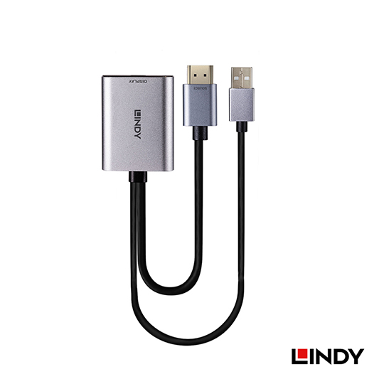 LINDY 林帝 主動式 HDMI2.0 to USB Type-C 轉接器 (43347) 02