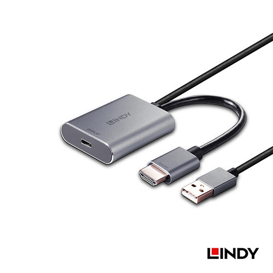 LINDY 林帝 主動式 HDMI2.0 to USB Type-C 轉接器 (43347) 05