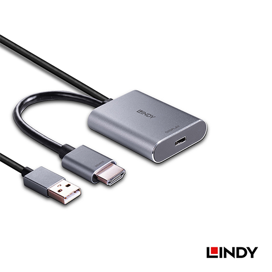 LINDY 林帝 主動式 HDMI2.0 to USB Type-C 轉接器 (43347) 07
