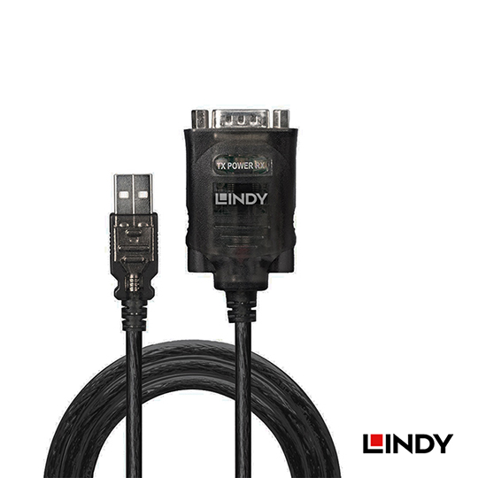 LINDY 林帝 USB2.0 to RS-232 訊號轉接線 02