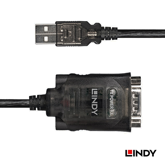 LINDY 林帝 USB2.0 to RS-232 訊號轉接線 05
