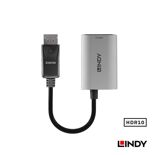 LINDY 林帝 主動式 DisplayPort1.4 to HDMI2.1 8K HDR 轉接器 (41094) 04