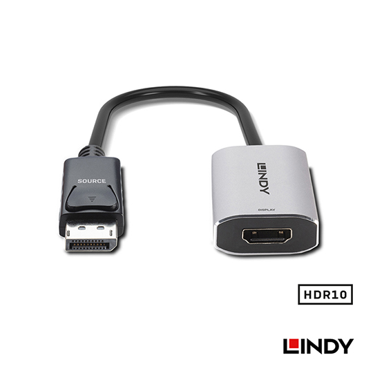 LINDY 林帝 主動式 DisplayPort1.4 to HDMI2.1 8K HDR 轉接器 (41094) 06
