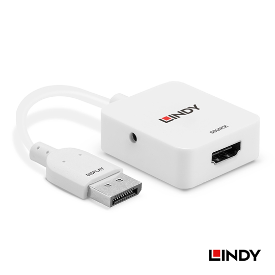 LINDY 林帝 HDMI 2.0 to DisplayPort 1.2版 4K@60Hz 轉接器 02
