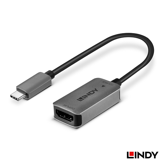 LINDY 林帝 主動式 USB3.1 Type-C to HDMI2.0 4K@60Hz鋁合金轉接器