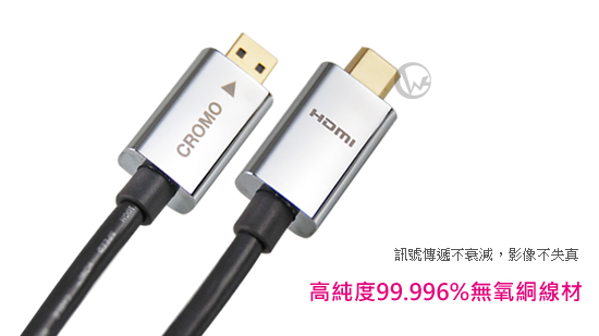 LINDY 林帝 CROMO鉻系列 極細型 A公對D公 HDMI 2.0 連接線 06