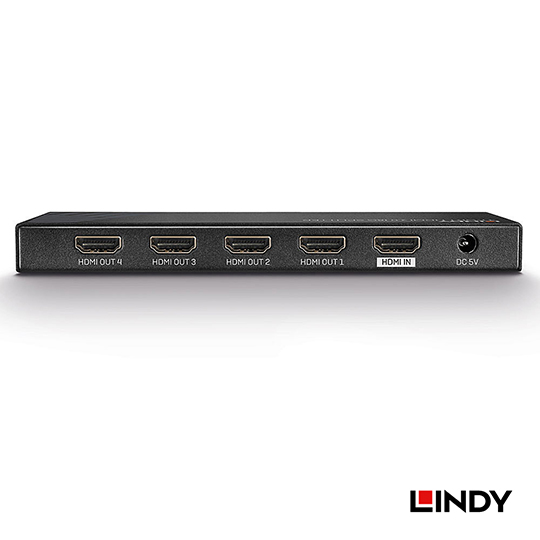 LINDY 林帝 HDMI 2.0 4K@60Hz 18G 一進四出 影像分配器 (38236) 04