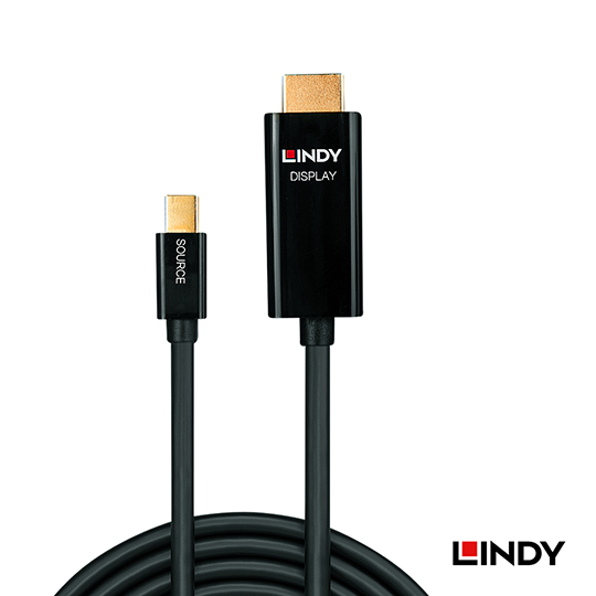 LINDY 林帝 主動式 mini DisplayPort to HDMI 2.0 轉接線 02