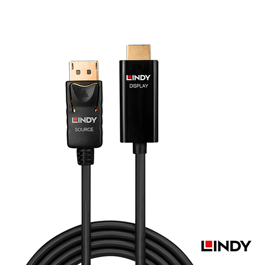 LINDY 林帝 主動式 DisplayPort to HDMI 2.0 轉接線 02
