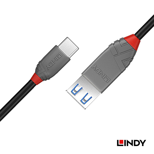 LINDY 林帝 ANTHRA USB 3.2 Gen 2 Type-C/公 to Type-A/母 OTG 傳輸線