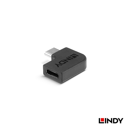 LINDY 林帝 USB3.2 Gen2X2 Type-C 公對母 90度 轉接頭 (41894) 02