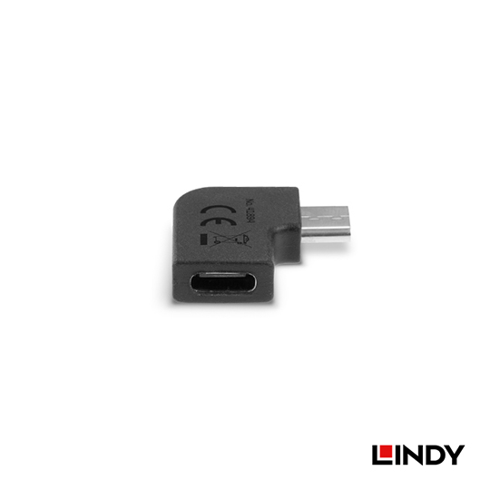 LINDY 林帝 USB3.2 Gen2X2 Type-C 公對母 90度 轉接頭 (41894) 04