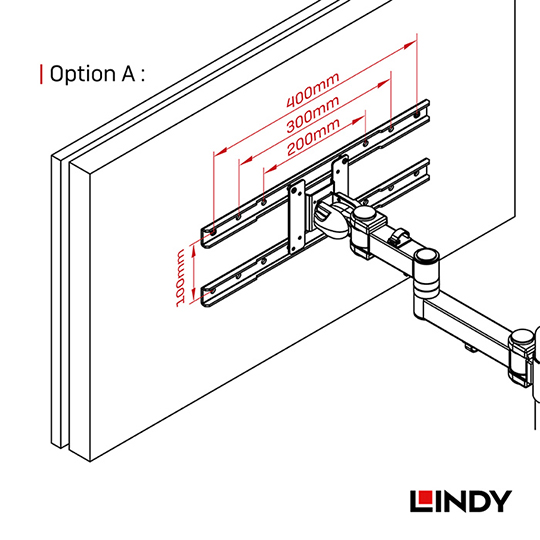 LINDY 林帝 液晶螢幕轉電視專用VESA轉接板 400x400mm (TW00393) 02