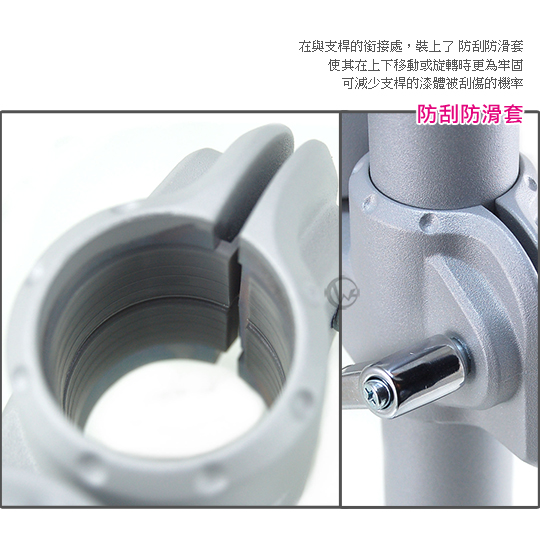 LINDY 林帝 台灣製 攝影設備 長懸臂支架+45cmC型夾鉗式支桿 組合 40692+40945 04