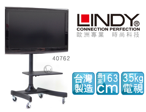 LINDY 林帝 台灣製 高質感鋁合金 可移動式 液晶電視固定架 (40762)  18